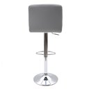 Ver imagem 4 de Kit 2 Banquetas Alta Para Bar Balcão Bancada Bistro Cozinha Americana Giratória Gomos Cinza