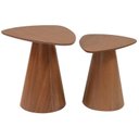 Ver imagem 2 de Conjunto de Mesa Lateral para Sala de Estar Alpes Marrom