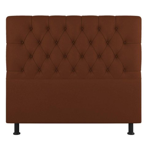 Cabeceira Cama Box Casal Queen Size Nice 160cm Suede Terracota - Abmaza