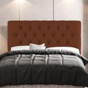 Ver imagem 4 de Cabeceira Cama Box Casal Queen Size Nice 160cm Suede Terracota - Abmaza