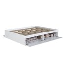 Ver imagem 4 de Cama Casal Queen Baú com 4 Portas Basculantes 160 Tókio