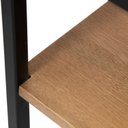 Ver imagem 5 de Estante de Livros Industrial Aço 90CMX64CM Objetos e Plantas X 64 Zen Marrom/Preto