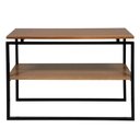 Ver imagem 1 de Estante de Livros Industrial Aço 90CMX64CM Objetos e Plantas X 64 Zen Marrom/Preto