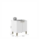 Ver imagem 4 de Balcao Cooktop 80 cm 5 Bocas Branco