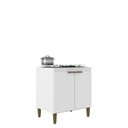 Ver imagem 1 de Balcao Cooktop 80 cm 5 Bocas Branco