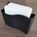 Ver imagem 7 de Kit 12 Porta Guardanapo Médio 14cm Suporte Guardanapo Mesa Restaurante Bar Brinox Preto