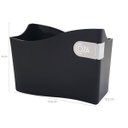 Ver imagem 3 de Kit 12 Porta Guardanapo Médio 14cm Suporte Guardanapo Mesa Restaurante Bar Brinox Preto
