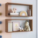 Ver imagem 2 de Nicho Retangular Grande Meu Fofinho para Quarto Infantil Marrom