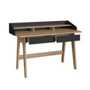 Ver imagem 5 de Escrivaninha Mesa Escritório Home Office Flexus 2 Gavetas 139cm Hanover