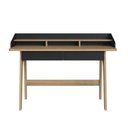 Ver imagem 2 de Escrivaninha Mesa Escritório Home Office Flexus 2 Gavetas 139cm Hanover