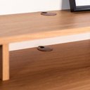 Ver mais imagens de Escrivaninha Mesa Escritório Home Office Flexus 2 Gavetas 139cm Hanover