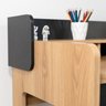 Escrivaninha Mesa Escritório 2 Gavetas 128cm Home Office Flexus - 11