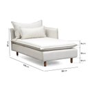 Ver imagem 6 de Sofá Modular 2 Lugares com Chaise e Pé Madeira Sôma CabeCasa MadeiraOriginals