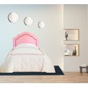 Ver imagem 2 de Cabeceira Provençal Solteiro Corino Rosa com Tachas