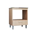 Ver imagem 2 de Balcão Forno com Tampo 86,5 cm X 70cm x 53,5cm Marrom/Canela