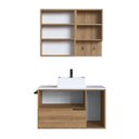 Ver imagem 4 de Conjunto para Banheiro Gabinete Suspenso 80cm com Toalheiro Cuba e Espelheira Cj8020.10