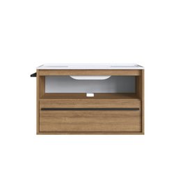 Conjunto para Banheiro Gabinete Suspenso 80cm com Toalheiro Lavatorio e Espelheira Cj8030.20 - 11