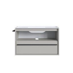 Conjunto para Banheiro Gabinete Suspenso 80cm com Toalheiro Lavatorio e Espelheira Cj8030.20 - 11