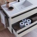 Ver imagem 7 de Conjunto para Banheiro Gabinete Suspenso 80cm com Toalheiro Lavatorio e Espelheira Cj8030.20