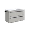 Ver mais imagens de Conjunto para Banheiro Gabinete Suspenso 80cm com Toalheiro Lavatorio e Espelheira Cj8030.20