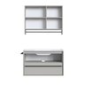 Conjunto para Banheiro Gabinete Suspenso 80cm com Toalheiro Lavatorio e Espelheira Cj8030.20 - 4