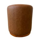 Ver imagem 1 de Puff Barcelona Decorativo com Couro e Base Madeira