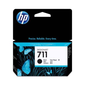 Cartucho de Tinta Hp 711 Cz129a Preto Plotter T120 T520 T130