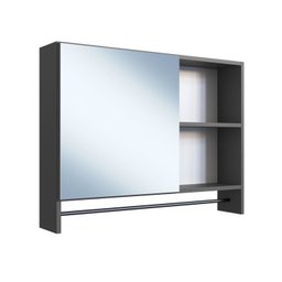 Conjunto para Banheiro Gabinete Suspenso 60cm com Toalheiro Cuba e Espelheira 80cm Cj8050.20 - 18