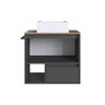 Conjunto para Banheiro Gabinete Suspenso 60cm com Toalheiro Cuba e Espelheira 80cm Cj8050.20 - 12