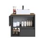 Conjunto para Banheiro Gabinete Suspenso 60cm com Toalheiro Cuba e Espelheira 80cm Cj8050.20 - 11
