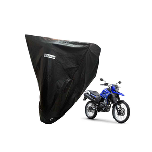 Capa Impermeável Yamaha Xtz 250 Lander Protetora Forrada Cor Preto