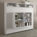Ver imagem 4 de Cama Articulada Casal Horizontal com Nichos e Prateleiras CM8043 Branco