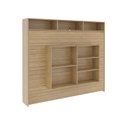 Ver imagem 4 de Cama Articulada Casal Horizontal com Nichos e Prateleiras Cm8043