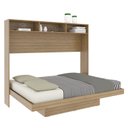 Ver imagem 7 de Cama Articulada Casal Horizontal com Nichos e Prateleiras Cm8043