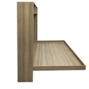 Ver mais imagens de Cama Articulada Casal Horizontal com Nichos e Prateleiras CM8043 Marrom/Amendoa