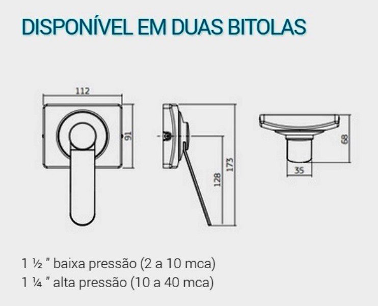 Conversor Hydra Max para Hydra Conforto Deca - 4916c112conf - 3
