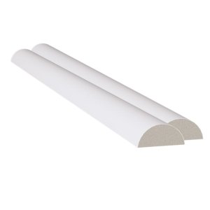 Meia Curva Poliestireno 599 Branco Santa Luzia - 2,8mx3,7cm (2uni)