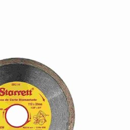 Disco de Corte Diamantado 4.3/8 Pol Continuo 110mm Ddc110 Starrett - 4