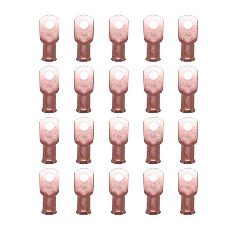 Terminal de Compressão 75mm (2/0x3/8) 50 Unidades