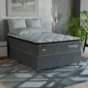 Ver imagem 1 de Cama Box Viúva + Colchão Comfort Class Pillow Top 128x188 Cinza/suede Cinza