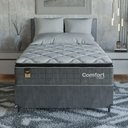 Ver imagem 6 de Cama Box Viúva + Colchão Comfort Class Pillow Top 128x188 Cinza/suede Cinza