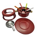 Ver imagem 7 de Panela de Fondue 11 peças Inox Queijo ou Chocolate CASAMBIENTE FD214 Preto