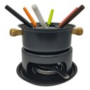 Ver mais imagens de Panela de Fondue 11 peças Inox Queijo ou Chocolate CASAMBIENTE FD214 Preto