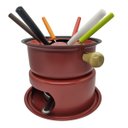 Ver imagem 6 de Panela de Fondue 11 peças Inox Queijo ou Chocolate CASAMBIENTE FD214 Preto