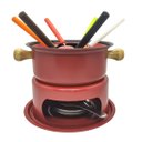 Ver imagem 5 de Panela de Fondue 11 peças Inox Queijo ou Chocolate CASAMBIENTE FD214 Preto