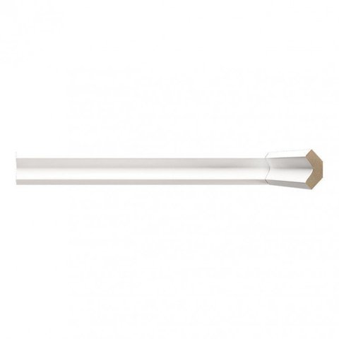 Kit 7,2m Linear Arremate MDF 280 12MMX2,8cm Branco Moldufama