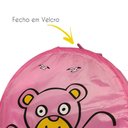 Ver imagem 3 de Cesto Organizador Multiuso para Brinquedos Roupa Suja Dobrável Respirável Flexível Tema Infantil Ros