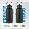 Garrafa Térmica Straw Flask ARELL 946ML, com Isolamento a Vácuo, Black Sand - 2
