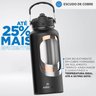 Garrafa Térmica Straw Flask ARELL 946ML, com Isolamento a Vácuo, Black Sand - 5