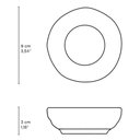 Ver imagem 2 de Ramequim Médio Orgânico Oceano 9x3cm 70ml Porto Brasil Sushi Restaurante Japonês